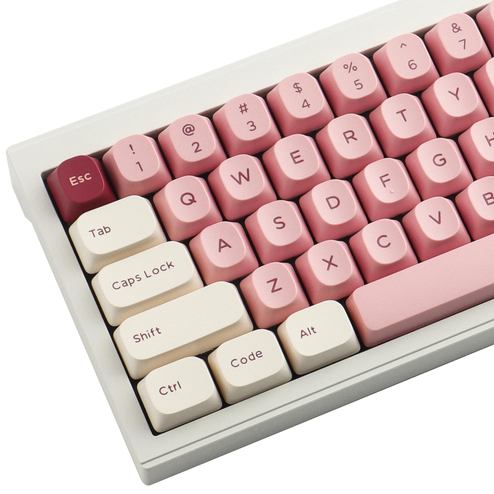 Amazon.com: TYRIXKI PBT Keycaps 172 Keys Pink Keycap, Cute Keycaps